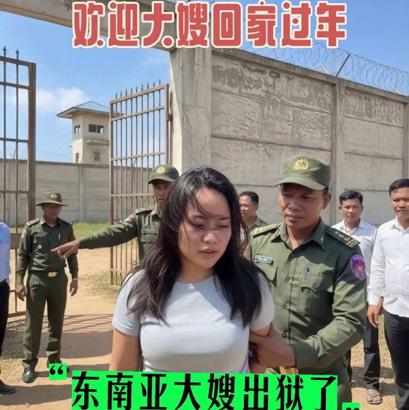 大嫂出狱了欢迎大嫂回家过年#大嫂 #东南亚第一深情女 #东南亚大嫂感谢 yellow  投稿！