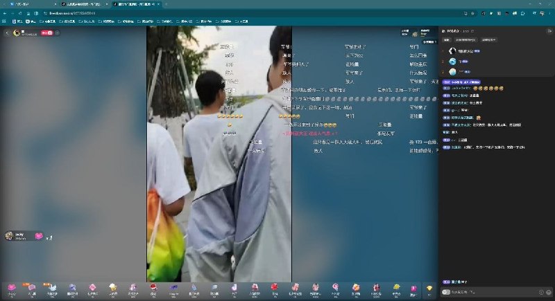 聚集在现场的抗议男生集体大喊“时代峰峻，滚出重庆”