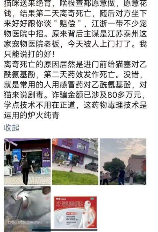 #宠物碰瓷 #医疗讹诈 宠物医院刚做个小手术，结果就被专业碰瓷党盯上！明明是正常医疗过程，他们硬说医生失误把宠物整残废，拿着假证据狮子大开口讹钱，动辄几万起步