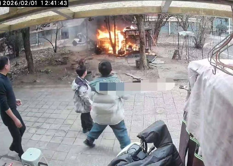 烧死 萨摩耶 两男孩已被 批评教育2月1日 江苏 连云港 两小孩在小区玩烟花不慎点燃狗舍，导致关在 笼子 里的萨摩耶 烧死