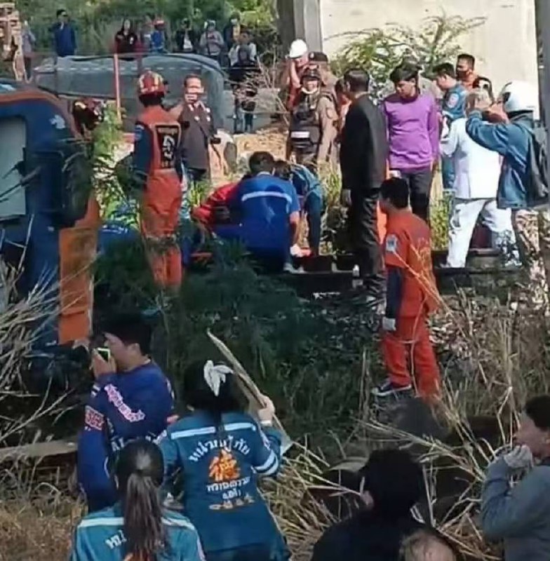 1月14日 泰国 呵叻府 一在建 高铁 项目 发生重大安全事故