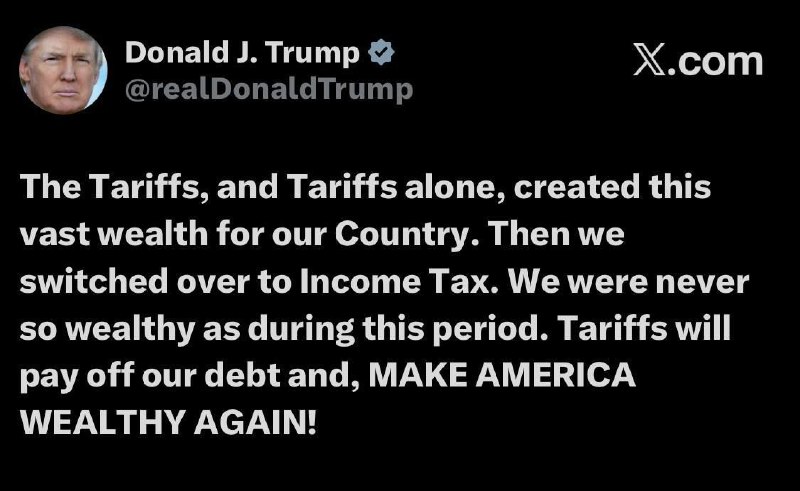 #特朗普 ：关税 收入丰厚，未来或会「彻底 取消 #个人所得税 」｜这是一场革命