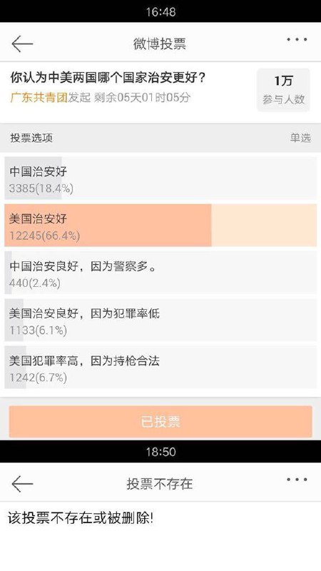 你认为中美两国哪个国家的治安最好？微博 #广东共青团 发起感谢  煽颠小王子🇺🇸🇹🇼❂☭⃠🇪🇺🇺🇦🇦🇺🇨🇦🇯🇵🇰🇷🇮🇱 投稿！