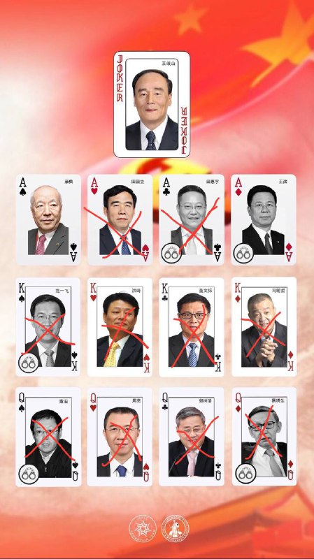 誰是下一個？#王岐山 #習近平感谢来自某频道的投稿！