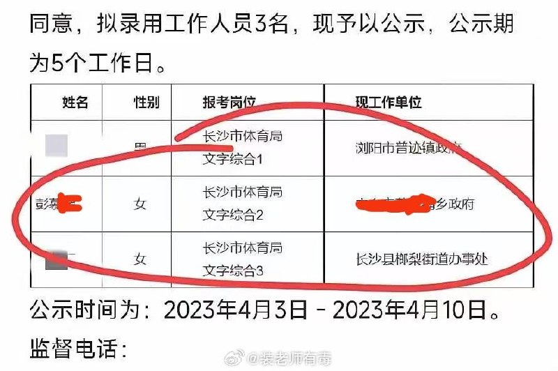长沙通报体育局干部占车位：不存在违规提拔彭慕曦，女，1995年8月出生