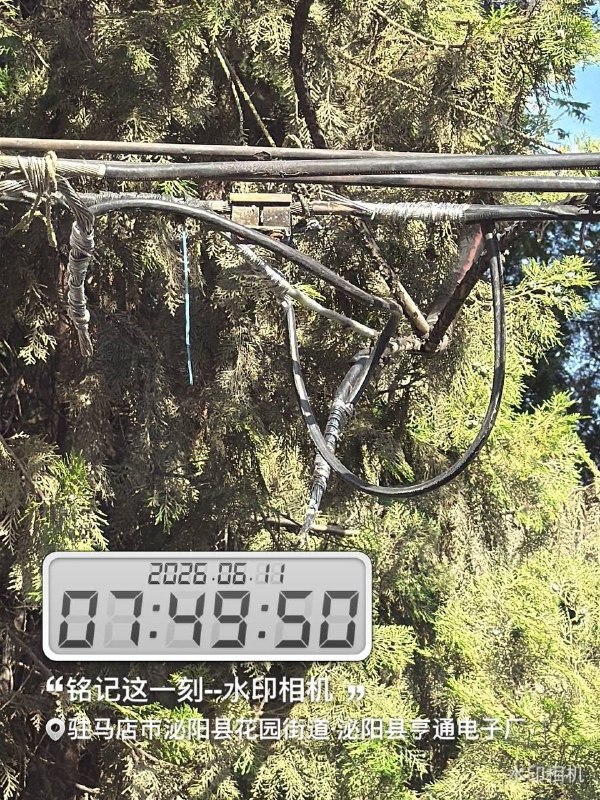 河南泌阳县花园街道北曹社区东杨庄高压线腐蚀铝线外露多年时刻威胁着居民的生命安全感谢 Group  投稿！河南泌阳县花园街道北曹社区东杨庄高压线腐蚀铝线外露多年时刻威胁着居民的生命安全感谢 Group  投稿！
