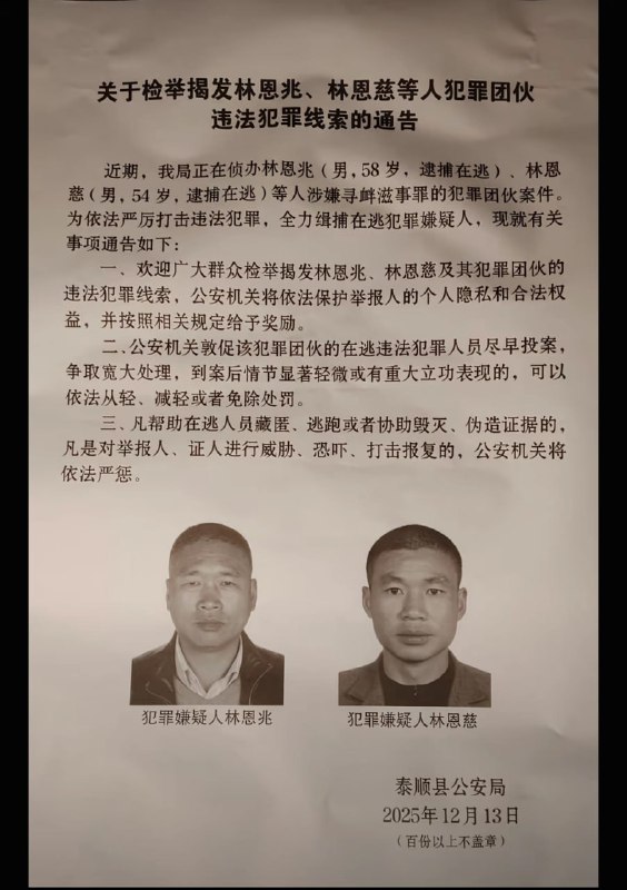 烟花之下：温州警察镇压基督教徒，拘捕百余名教徒12月13日至19日，浙江温州泰顺县雅阳镇在并无任何节庆背景的情况下，突然燃放耗资逾百万元的烟花，引发外界关注
