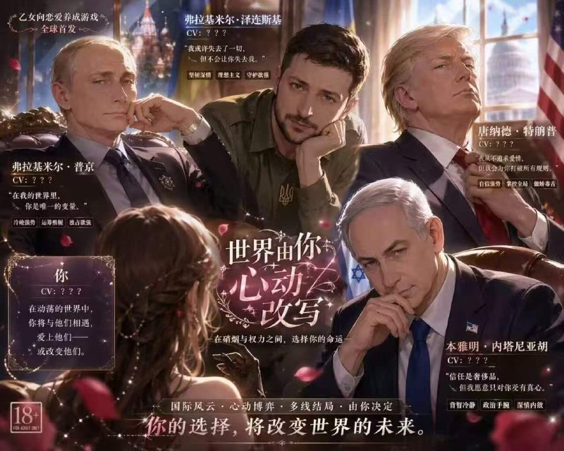 😅中国互联网上正在流行用最新的GPT-IMAGE2制作恋爱游戏宣传风格的ai图片 #领导人 #ai感谢家人们投稿！😅中国互联网上正在流行用最新的GPT-IMAGE2制作恋爱游戏宣传风格的ai图片 #领导人 #ai感谢家人们投稿！