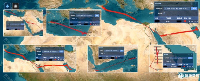 一家中国科技公司在微博上公开且持续分享过去96小时内美国军事部署的详细信息