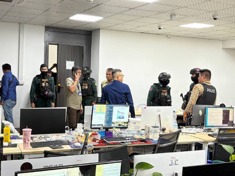 #金边一公寓突袭后续报道：行动地点位于万景县图尔斯瓦普雷1分区7号村金一公寓41号楼30层360室，涉嫌进行网络诈骗活动