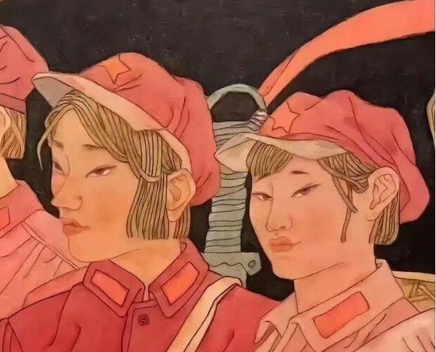 山东长征画展女红军“眯眯眼”引来要求审查下架声音山东济南美术馆的一幅展出作品，因女红军呈现“眯眯眼”的形象，被指丑化革命先烈，部分舆论呼吁审查、下架