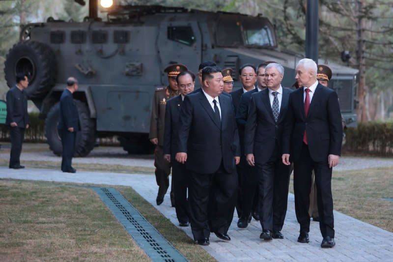 俄罗斯国家杜马主席在昨天出席了朝鲜平壤海外军事作战功勋纪念馆竣工典礼
