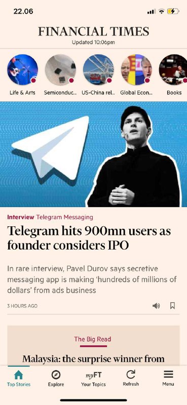 #Telegram电报App拥有9亿用户，并且正在接近盈利，因为该公司越来越接近潜在的重磅股市上市