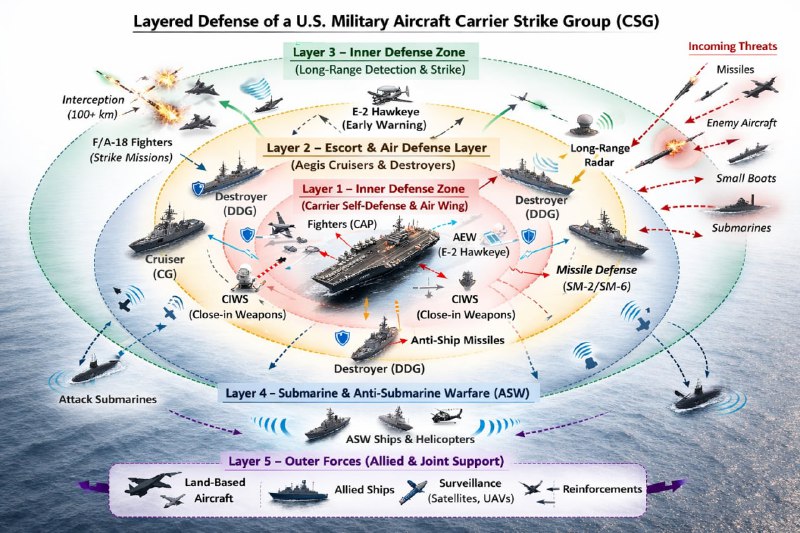 假消息满天飞！伊朗革命卫队声称在持续紧张局势中用4枚弹道导弹袭击了亚伯拉罕·林肯号航母但美国中央司令部称这是谎言——该舰未被击中，导弹未接近，且仍在继续发射飞机