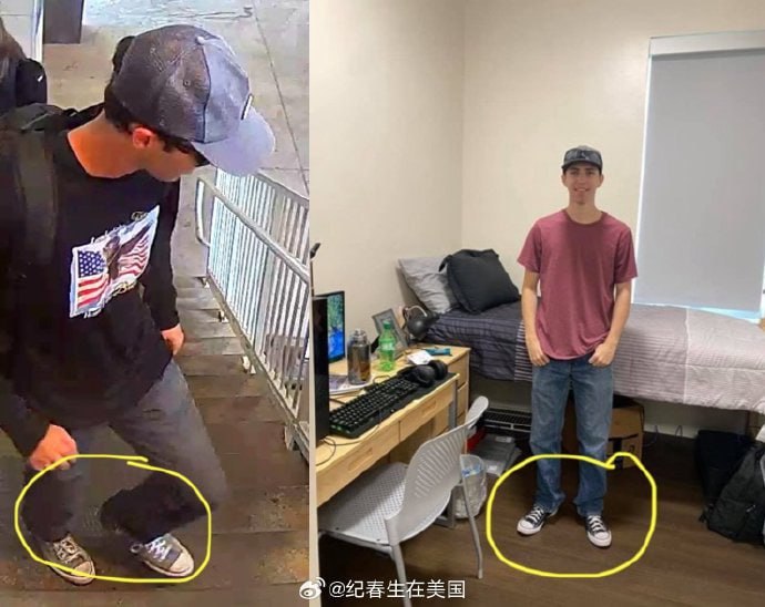 枪杀Charlie Kirk的嫌犯，22岁的Tyler Robinson