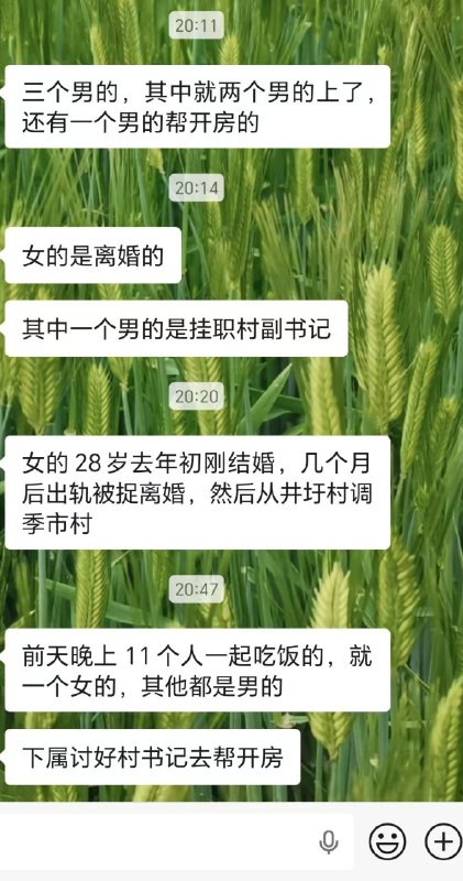 吃瓜！太炸裂了！江苏省泰州市靖江市季市镇井圩村，几个村书记轮奸女村干部！感谢家人们投稿！吃瓜！太炸裂了！江苏省泰州市靖江市季市镇井圩村，几个村书记轮奸女村干部！感谢家人们投稿！