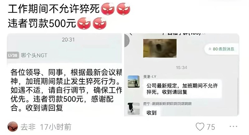 不允许猝死感谢家人们投稿！