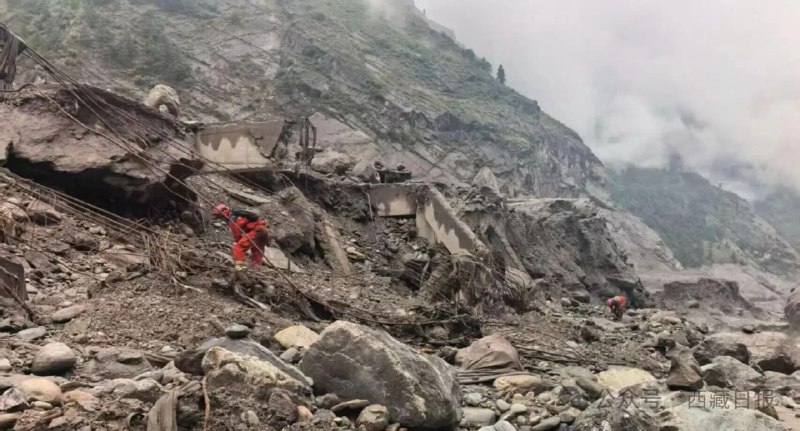 吉隆口岸泥石流灾害：口岸大楼仅剩钢筋骨架，7 人遇难 544 人失联8 月 26 日上午，因尼泊尔一侧发生泥石流，造成西藏日喀则市吉隆县吉隆口岸重大人员伤亡