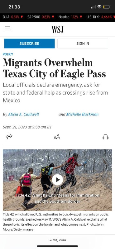 #德州沦陷 偷渡底层来自墨西哥🇲🇽 委內瑞拉🇻🇪社会主义国家德克萨斯州州长格雷格·阿博特宣布在南部边境进行“入侵”由于拜登的政策，我正式宣布入侵我们的边境，”Abbott周三在X（以前称为Twitter）上发布
