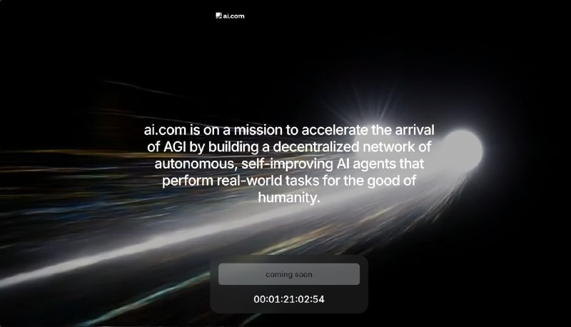 顶级域名 AI.com 以 7,000 万美元成交，创全球最高交易纪录顶级域名 AI.com 以 7,000 万美元价格完成交易，创下全球域名买卖价格的历史最高纪录