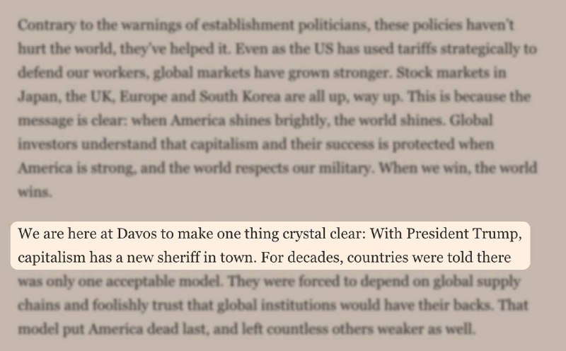 FT：与会人士透露，美国商务部长卢特尼克在达沃斯世界经济论坛晚宴上遭到嘲讽，现场一片嘘声，一些宾客愤然离场！此前，卢特尼克在FT上发表文章，称“我们来到达沃斯，就是要把一件事说清楚：有了特朗普总统，资本主义就有了新的掌权者