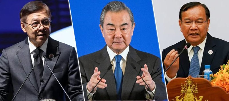 王毅分别同柬埔寨、泰国外长通电话中国外交部消息：2025年12月18日，中共中央政治局委员、外交部长王毅分别同柬埔寨副首相兼外交大臣布拉索昆、泰国外长西哈萨通电话，柬泰双方都向王毅通报柬泰边境冲突最新进展，表达了降温停火的意愿