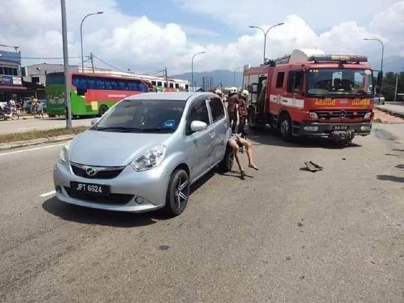 離奇的 #車禍 ，整個上半身都不見了🙏離奇的 #車禍 ，整個上半身都不見了🙏