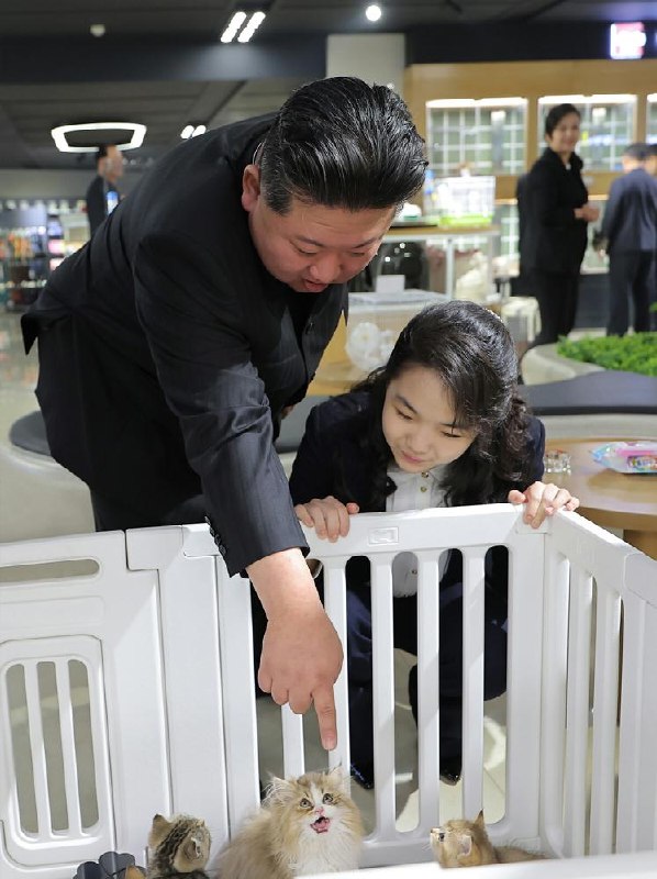 #金正恩 带 女儿 视察 即将开业的和盛地区第四期区域一些服务设施