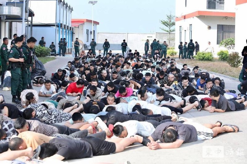 柬埔寨大规模清剿电诈行动 2044 名外国人被捕 其中中国人 1792 名今日（1月31日）上午，柬埔寨警方在柴桢省巴域市一处电信诈骗园区展开大规模执法行动，共抓获涉案外国人员约2044人（女性78人），其中包括中国大陆籍1792人