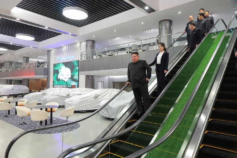 #金正恩 带 女儿 视察 即将开业的和盛地区第四期区域一些服务设施