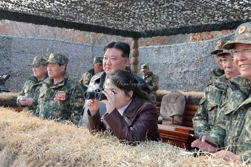 #金正恩 为 女儿 打造接班人形象 #图片#金正恩 为 女儿 打造接班人形象 #图片