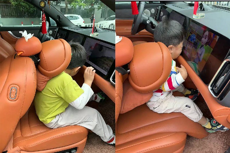 享界s9零重力座椅夹人后续：一些问界车主为了证明副驾驶座椅不会夹人，华为遥遥领先