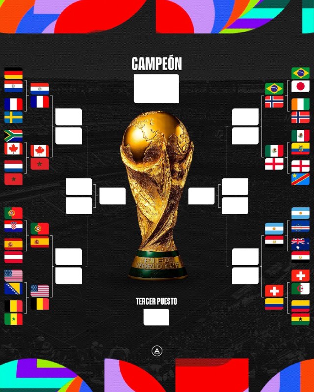 世界杯16强名单产生16强：加拿大、巴西、巴拉圭、摩洛哥、挪威、法国、墨西哥、英格兰、比利时、美国、西班牙、葡萄牙、瑞士、埃及、阿根廷、哥伦比亚