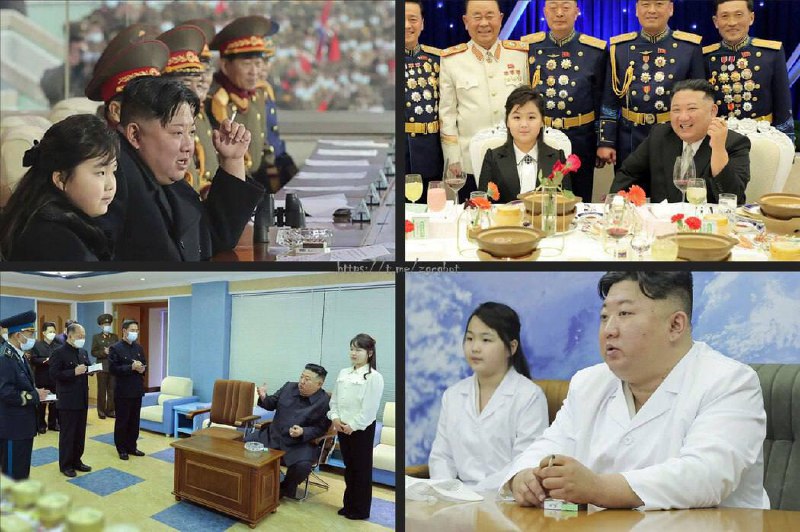 #金正恩 为 女儿 打造接班人形象 #图片#金正恩 为 女儿 打造接班人形象 #图片
