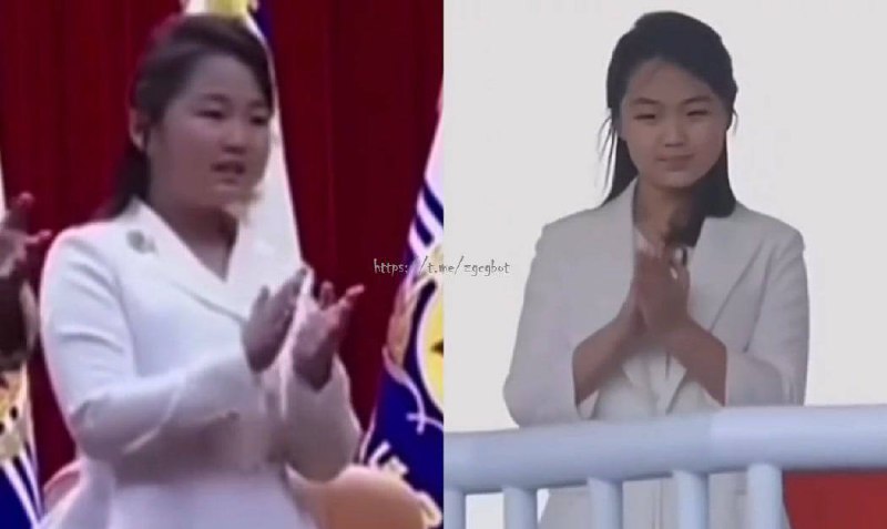 #金正恩 为 女儿 打造接班人形象 #图片#金正恩 为 女儿 打造接班人形象 #图片