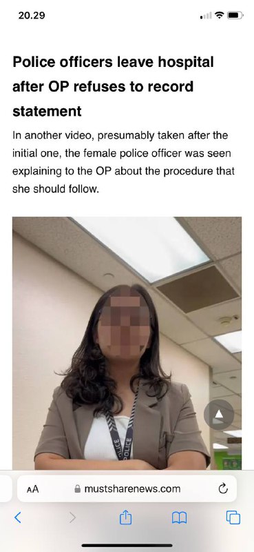 #中午发的🇨🇳妇女在新加坡🇸🇬医院因对护士吗脏话的还和新加坡🇸🇬警官进行了激烈交流 上新加坡🇸🇬媒体了转发的事件视频在国际抖音Tik Tok上获得了超过10万的浏览量