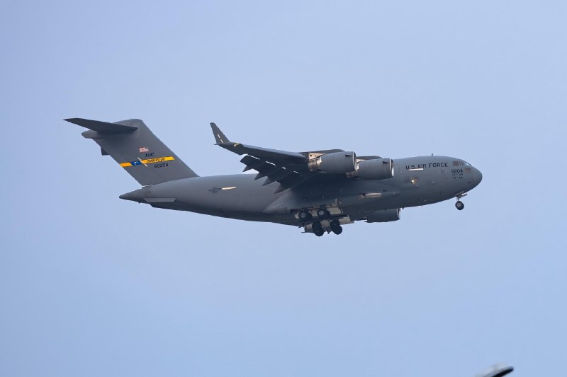 美国空军两架 C-17 （08-8204、05-5140）在 5 月 1 日和 5 月 2 日分别降落北京国际机场，为特朗普访华运送先遣物资，后续将还会有两架