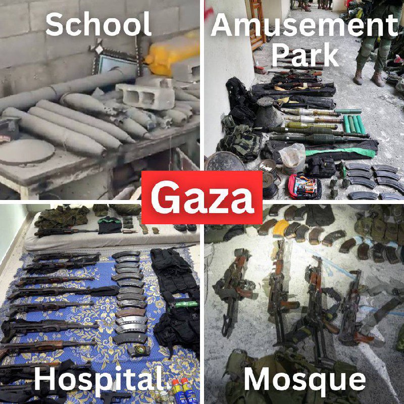 加沙学校、医院、游乐园和清真寺