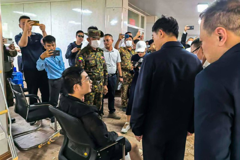 中国公安部副部长视察缅北 KK 园区 接触中方涉诈人员12 月 15 日上午，中国公安部副部长刘忠义经泰缅边境进入缅甸妙瓦底市，先后视察 KK 园区及水沟谷市，并与当地中方涉诈人员会面