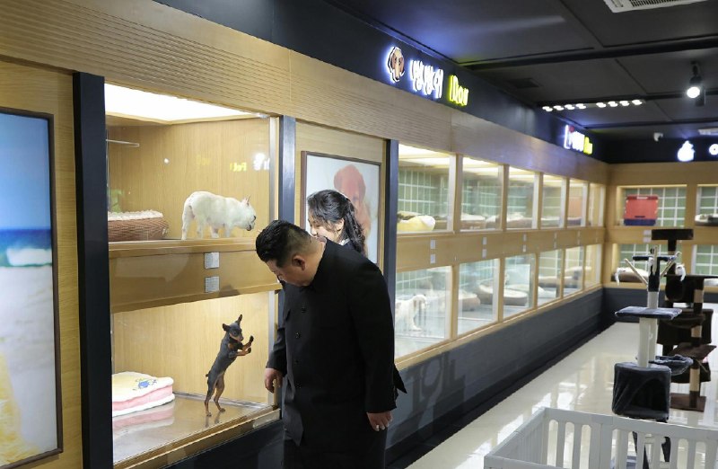 #金正恩 带 女儿 视察 即将开业的和盛地区第四期区域一些服务设施