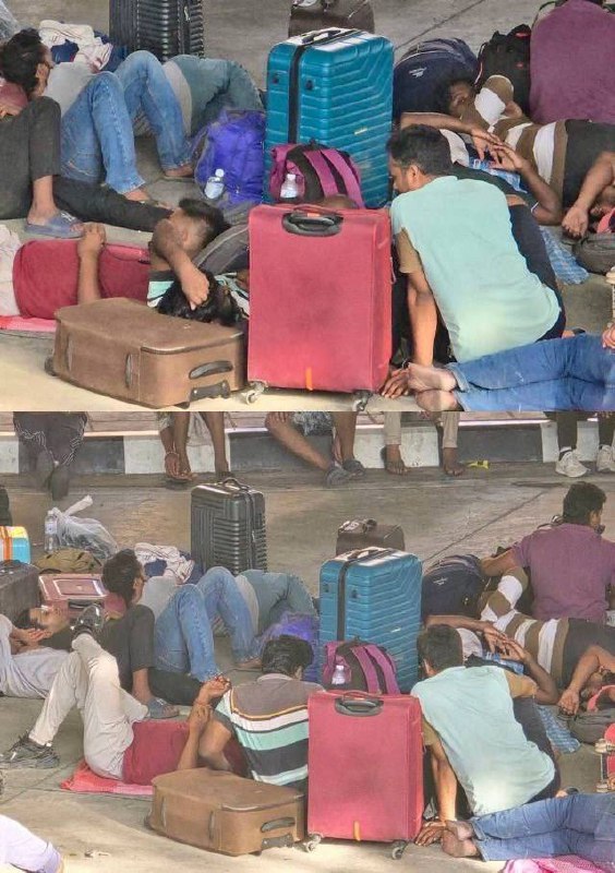 泰国警方消息：来自 #妙瓦底 #KK 园区的外国逃亡者已达1,049人！日期：2025年10月24日泰国达府边境指挥中心通报，自10月22日起，陆续有大量外籍人士通过自然通道从缅甸非法入境泰国，主要集中在达府湄索县（Mae Sot）Mae Ku镇第1村与第9村一带湄索县县长表示：截至10月24日上午7时，已协助拘留并安置1,049名非法入境外国人