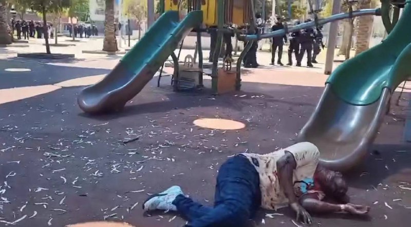 9月2日，#以色列 首都特拉维夫发生一次重大骚乱事件