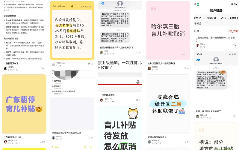 2026年度育儿补贴已发放2500万人，但很多家长发帖称育儿补贴被取消截至目前，2026年度育儿补贴已提交申请2751万条，已审核通过2713万条，已发放2516万人