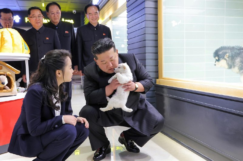 #金正恩 带 女儿 视察 即将开业的和盛地区第四期区域一些服务设施