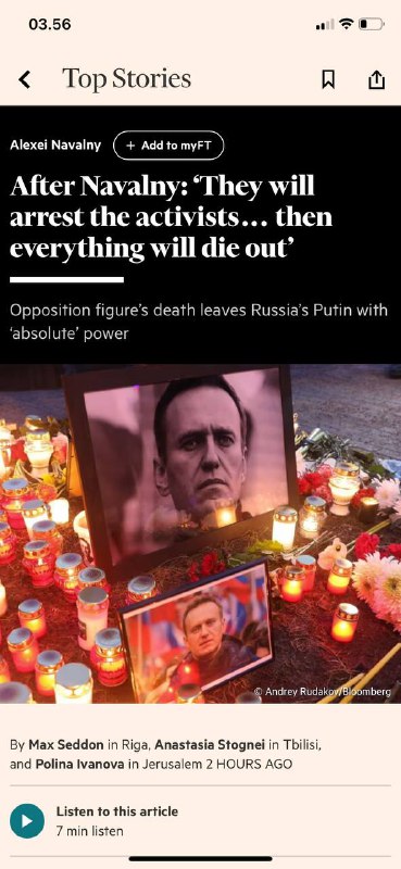 #俄罗斯🇷🇺反对派活动家阿列克谢·纳瓦尔尼在北极刑罚殖民地死亡西方领导人很快表示，纳瓦尔尼的死亡是由俄罗斯普京照成毫无疑问：普京对纳瓦尔尼的死亡负有责任，”美国总统乔·拜登说