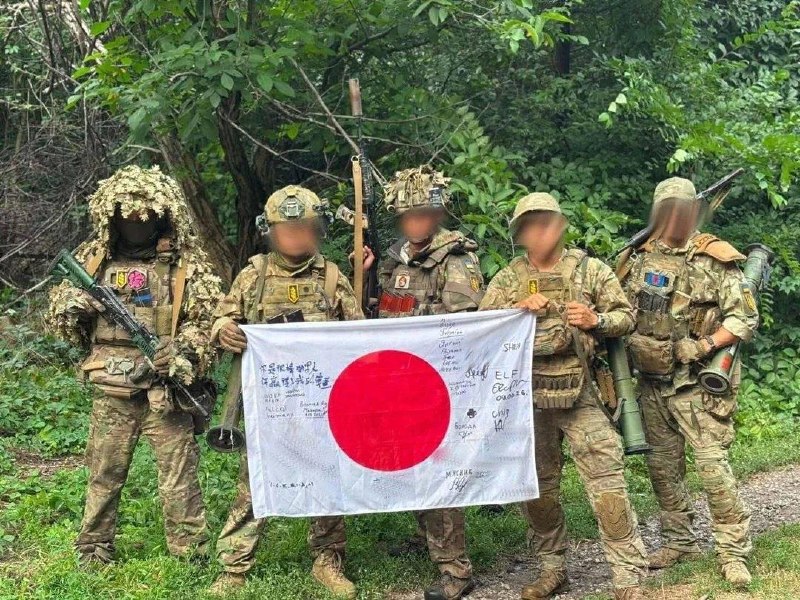 🇯🇵🇨🇳🇺🇦乌克兰军队新成立的“亚洲志愿军”，成员包括日本和中国志愿者
