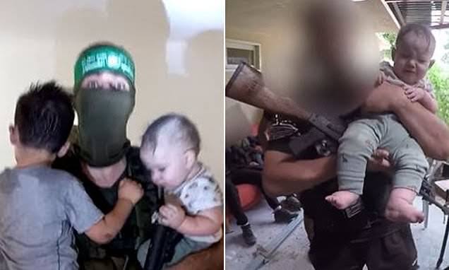 #哈马斯🇵🇸发布了一段令人不安的新视频，视频显示武装人员与被绑架的以色列🇮🇱儿童和婴儿玩耍并紧紧抓住目前有200多人被哈马斯🇵🇸人在加沙绑架By NY Post, X, India times#哈马斯🇵🇸发布了一段令人不安的新视频，视频显示武装人员与被绑架的以色列🇮🇱儿童和婴儿玩耍并紧紧抓住目前有200多人被哈马斯🇵🇸人在加沙绑架By NY Post, X, India times