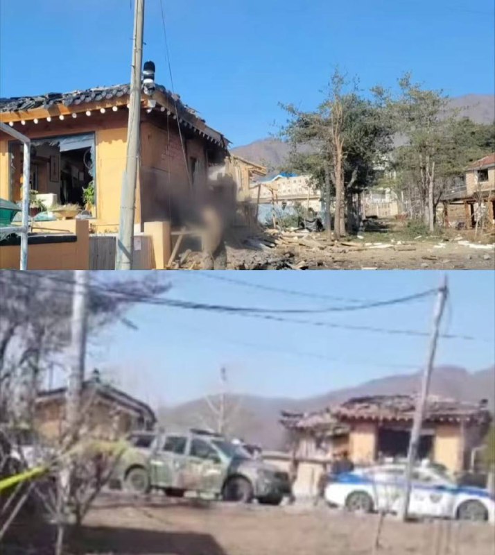 韩美联合 实弹 #演习 失误 8枚炮弹误坠民居，至少8伤其中4人重伤#后续 : 炮弹 #爆炸 过程画面 #监控韩美联合 实弹 #演习 失误 8枚炮弹误坠民居，至少8伤其中4人重伤#后续 : 炮弹 #爆炸 过程画面 #监控