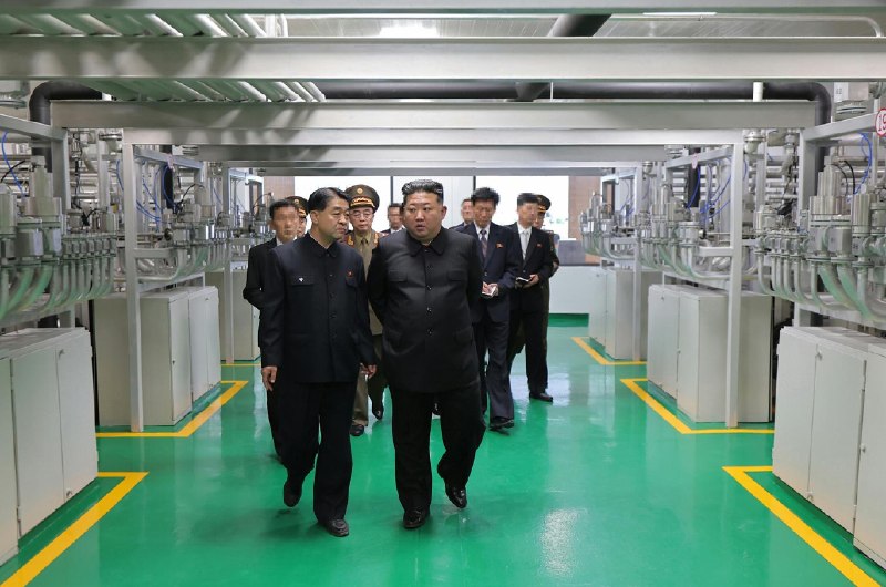 #金正恩 视察新投产的核物质厂 强调增强核武力6 月 3 日，金正恩说，经过五年的核武力强化历程后，武器级核物质生产能力已经超越了以前的二倍水平