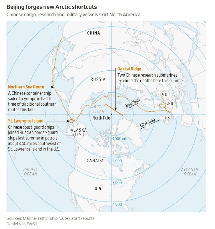 华尔街日报：中国向北极进发引发美国担忧
